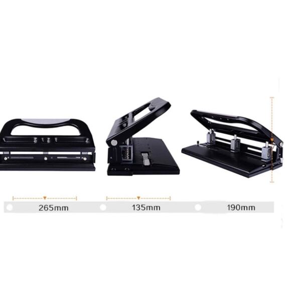 Office Large Loose-leaf Three-hole Puncher - Picture 2 of 9